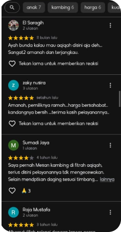 Rating Google 7